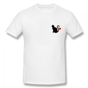 Camisa Gato Coração Modelo 3